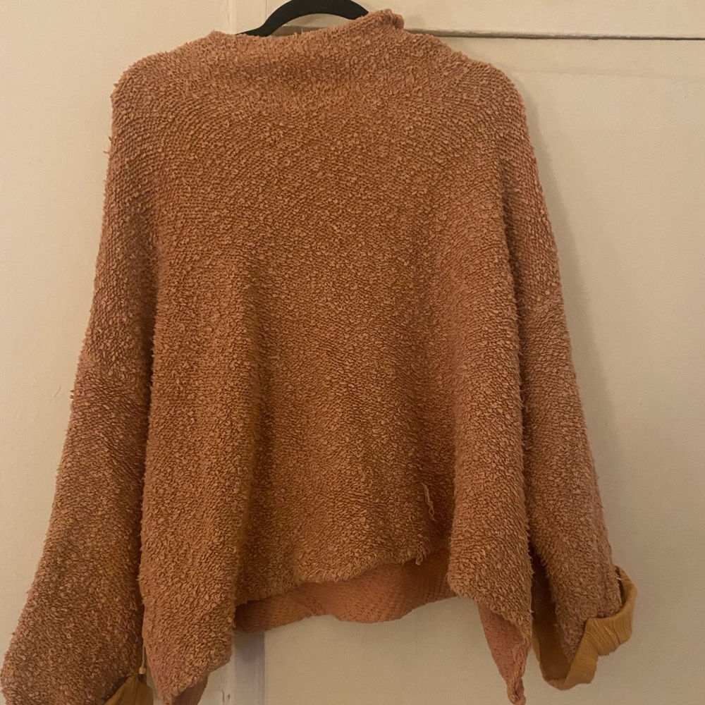 Oversized Pale Pink Free People Sweater